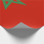 Marokko-Flagge Geschenkpapier (Ecke)