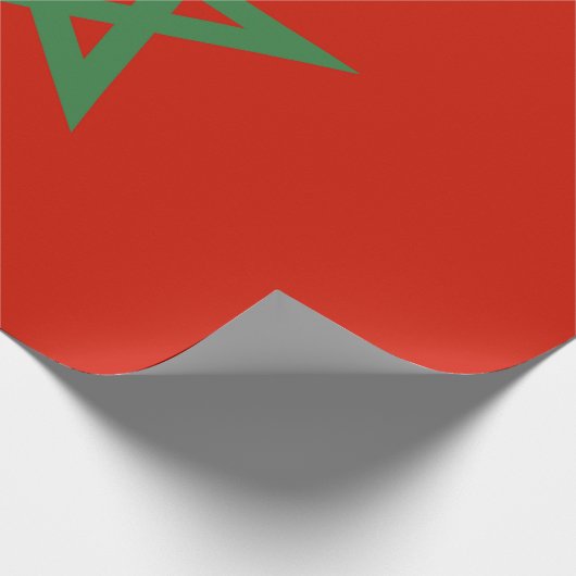 Marokko-Flagge Geschenkpapier (Ecke)
