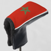 Marokko-Flagge Golf Headcover (3/4 Vorderseite)