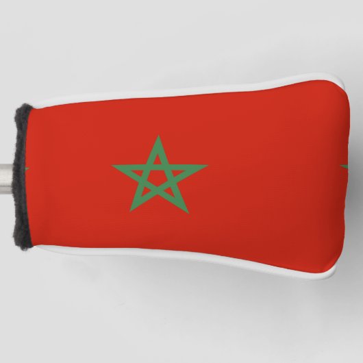 Marokko-Flagge Golf Headcover (Vorderseite)