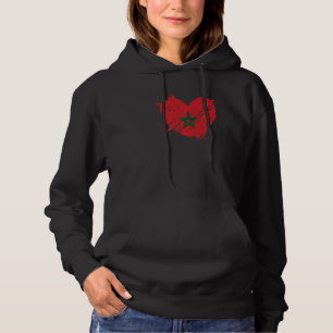 Marokko-Flagge Ich liebe es Es ist in meiner DNA Hoodie