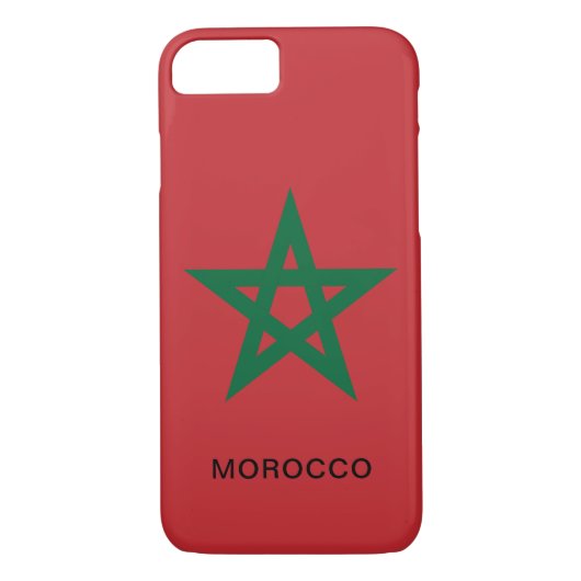 Marokko-Flagge iPhone Fall Case-Mate iPhone Hülle (Rückseite)