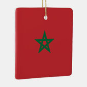 Marokko-Flagge Keramikornament (Rechts)