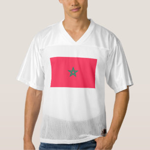 Marokko-Flagge Männer Football Trikot