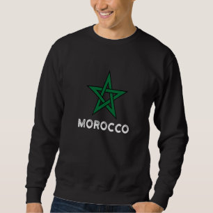 Marokko-Flagge Männer Frauen Kinder Maroc marokkan Sweatshirt