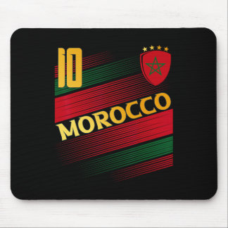 Marokko-Flagge Marokkanische Stolzliebhaber Mousepad