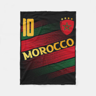 Marokko-Flagge Marokkanischer Stolz Liebhaber Fleecedecke