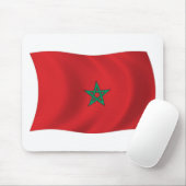Marokko-Flagge-Mauspad Mousepad (Mit Mouse)