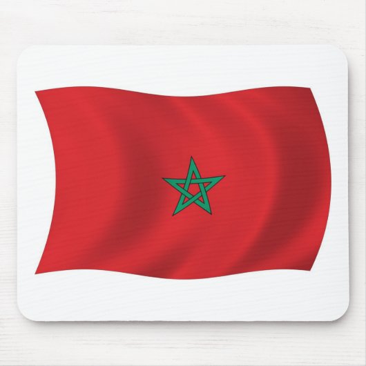 Marokko-Flagge-Mauspad Mousepad (Vorne)