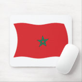 Marokko-Flagge-Mauspad Mousepad (Mit Mouse)