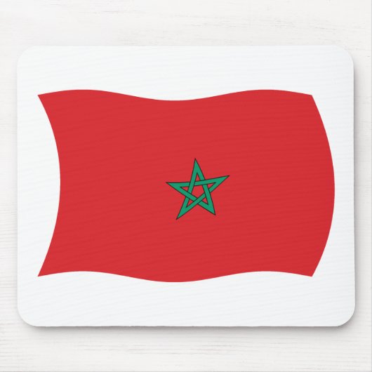 Marokko-Flagge-Mauspad Mousepad (Vorne)