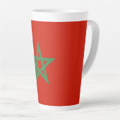 Marokko-Flagge Milchtasse (Rechte Ecke)