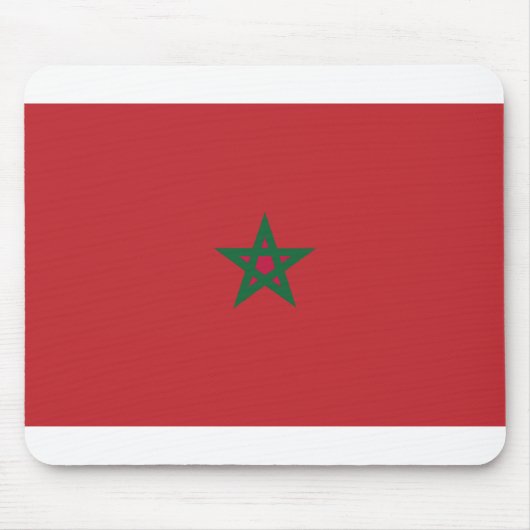 Marokko-Flagge Mousepad (Vorne)