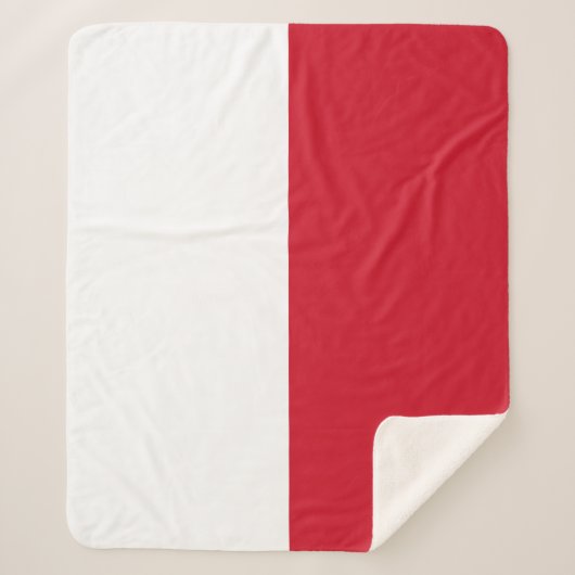 Marokko-Flagge Sherpadecke (Vorderseite)