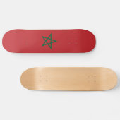 Marokko-Flagge Skateboard (Horizontal)