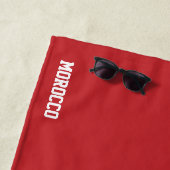 Marokko Flagge Splendid Patriotic Strandtuch (Beispiel)