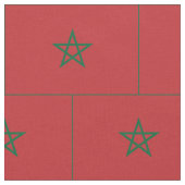 Marokko-Flagge Stoff (Nahaufnahme)