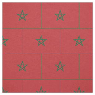 Marokko-Flagge Stoff