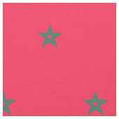 Marokko-Flagge Stoff (Nahaufnahme)