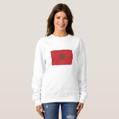Marokko-Flagge Sweatshirt (Vorne ganz)