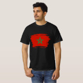 Marokko-Flagge T-Shirt (Vorne ganz)