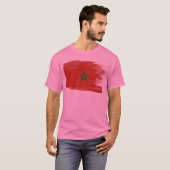 Marokko-Flagge T-Shirt (Vorne ganz)