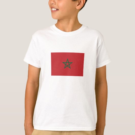 Marokko-Flagge T-Shirt (Vorderseite)