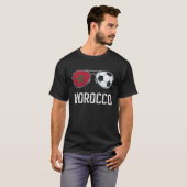 Marokko-Flagge T-Shirt (Vorne ganz)