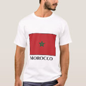 Marokko-Flagge T-Shirt (Vorderseite)