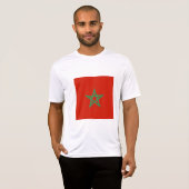 Marokko-Flagge T-Shirt (Vorne ganz)