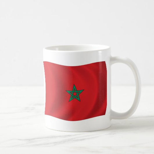 Marokko Flagge Tasse (Rechts)