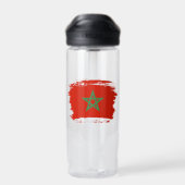 Marokko-Flagge Trinkflasche (Rückseite)