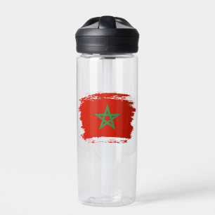 Marokko-Flagge Trinkflasche