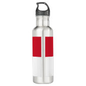 Marokko-Flagge Trinkflasche (Rückseite)