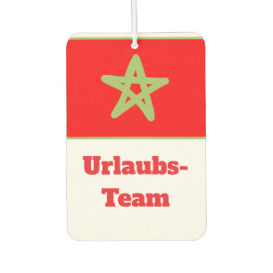 Marokko flagge urlaubs team autolufterfrischer