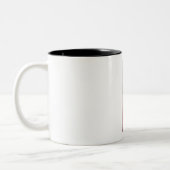 Marokko-Flaggen-Tasse Zweifarbige Tasse (Links)