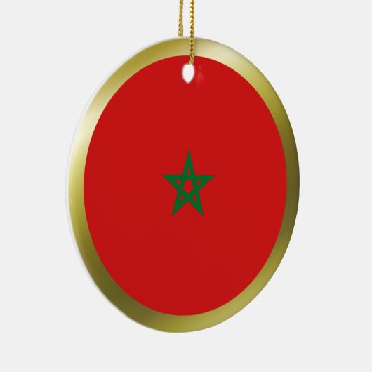 Marokko-Flaggen-Verzierung Keramikornament (Rechts)