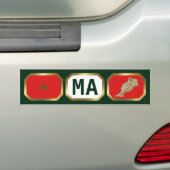 Marokko Flaggenplan-Autoaufkleber Autoaufkleber (Auf Auto)