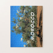 Marokko Funny Goats in Trees Foto Puzzle (Vertikal)