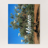 Marokko Funny Goats in Trees Puzzle (Vertikal)