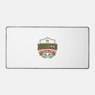 Marokko Fußball 2026 Fußball Fett Land Typografie Schreibtischunterlage