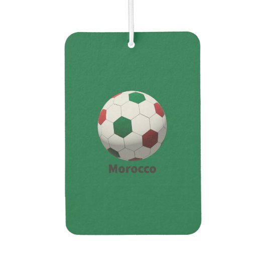 Marokko Fußball Autolufterfrischer (Vorderseite)