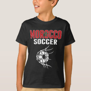 Marokko Fußballfans Trikot - Unterstützen Sie den T-Shirt