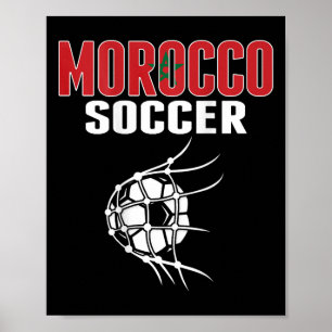 Marokko Fußballfans Trikot - Unterstützen Sie die Poster