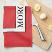 Marokko Geschirrtuch (Viertel Falte)