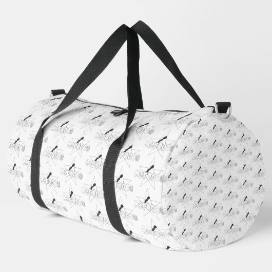Marokko ist ein Stern über unserer gekrönten Ident Duffle Bag (Linke Ecke)
