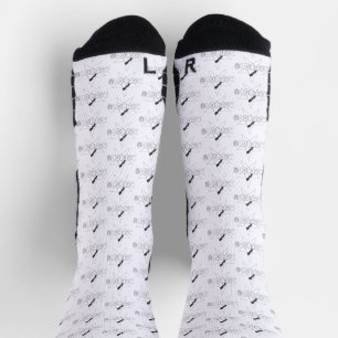 Marokko ist ein Stern über unserer gekrönten Ident Socken