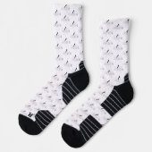 Marokko ist ein Stern über unserer gekrönten Ident Socken (Links)