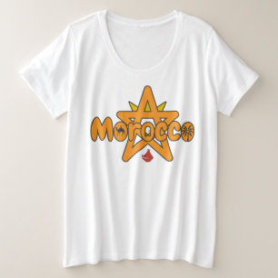 Marokko ist ein Tor zur Geschichte, ein Tag voller Große Größe T-Shirt