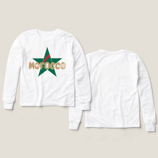 Marokko ist Identität, mit Stolz übergeben (Design Vorderseite & Rückseite)